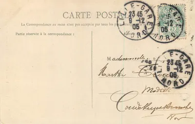 LILLE — La Bourse — Statua di Napoleone I — Editore Elcharly, n° 91 — Verso