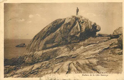Saint-Guénolé-Penmarc'h — Rochos da Costa Selvagem — editor não identificado, n° 39