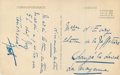 Rouen — Pałac Arcybiskupa — ND — Rewers