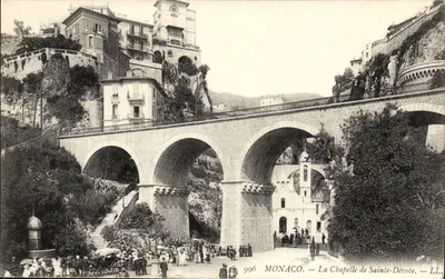 Monaco — A Capela de Santa Dévote — LL, n° 996