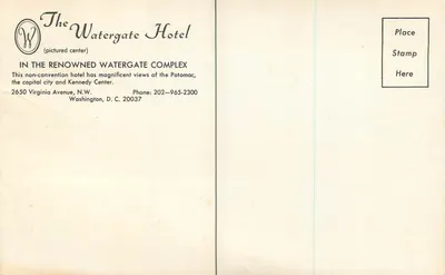 Watergate Hotel — kompleks Watergate — Washington D.C. — Rewers