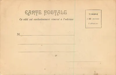 Porte Saint-Denis — Paryż — wydawca nieznany — Rewers
