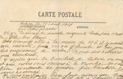 Luchon — Haven van Venasque, L'Auberge, La Maladetta — LL. — n°164 — Achterkant