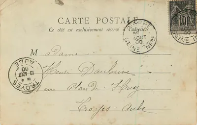 Falaise du Pollet — Dieppe — B.F., Paryż, nr 76 — Rewers