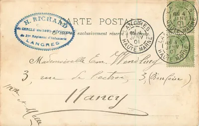 Catedral de São Mammès — Langres — Livraria Mairatel, Langres — Verso