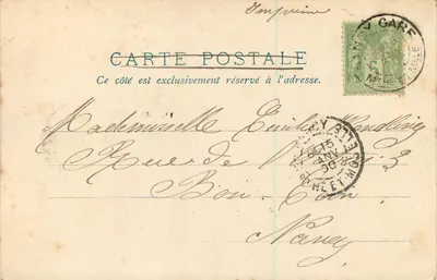 Toul — widok z wież — G.S. Sel. N° 8 — Rewers