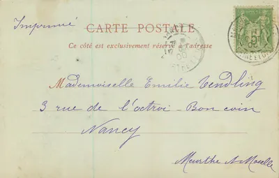 Zamek w Chantilly — Wjazd główny i kaplica — Veave ROBINEAU, wydawca — n°21 — Rewers
