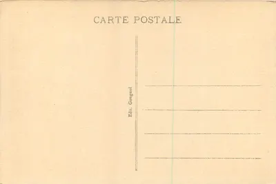 De Waterval van La Bourboule — Omgeving van Mont Dore — Uitgever GONGNOL — Achterkant