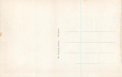 Bordeaux - La Terrasse del Giardino Pubblico — Tito, n°40 — Verso