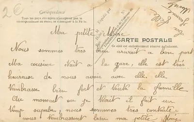 Amiens — Katedra św. Rocha — Y.P. Paris, Nr 16 — Rewers