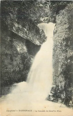 Dauphiné - Sassenage - A Cachoeira do Abismo Azul