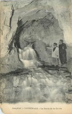 Dauphiné — SASSENAGE — Saída da Gruta