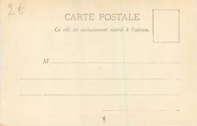 Nancy - Porte Stanislas — Fototypia A. Bergueret et Cie, nr 439 — Rewers