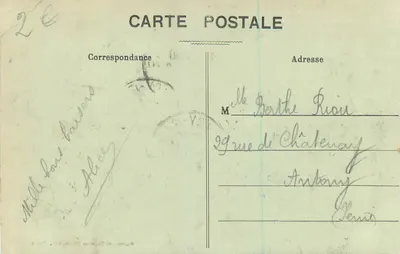 NANCY — Pałac Rządu zbudowany w 1760 roku, obecnie zamieszkiwany przez 20. Korpus Armii — Dom Sklepów Zjednoczonych, wyd., Nancy — Rewers