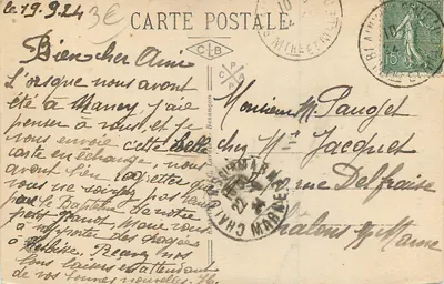 Nancy — Katedra — Wydawca C.L.B. nr 11 — Rewers