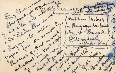 Campagne-lès-Hesdin — Katedra — Wydawca P. de C. (P.-de-C.) — Rewers