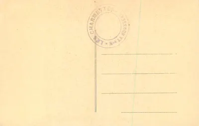 Casa das Charmettes — Savoie — editor desconhecido — Verso
