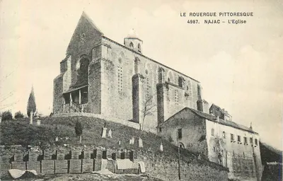 O Rouergue pitoresco — A Igreja — Najac, série 4987