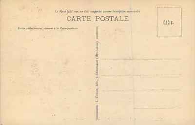 Annecy (Haute-Savoie) — Port i Zamek — L. Fautaz, wyd., Annemasse (Hte-Savoie) n°1076 — Rewers