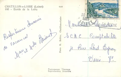 Chatillon-s-Loire — brzegi Loary — Foto R. Beltier — Rewers