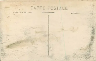 Fougères-sur-Bièvre — O Castelo — Pátio interno — Fototipia C.A. — Verso