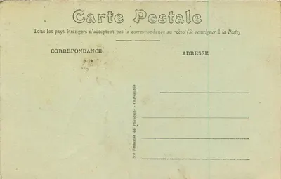 Rennes — Wielka Woda Spadkowa Nowego Ogródka Thabor — S.&E. Francuska Fototypii - Châteaulin — Rewers