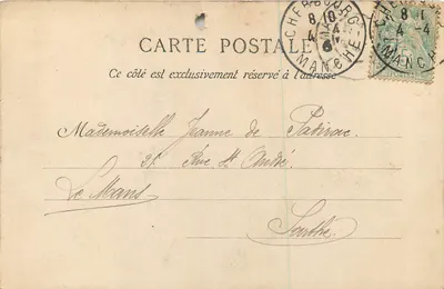 Cherbourg — Vista da Baía — La C. H. A.°, Paris — Verso