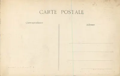 Soissons — Klasztor Świętego Jana z Winogron — Wewnętrzna wizualizacja ruin — Wydawnictwo Nougarède, Soissons — Rewers
