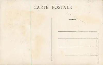 Bourdeille (Dordogne) — Poort van de tweede omwalling van het Kasteel — Ansichtkaart — Achterkant