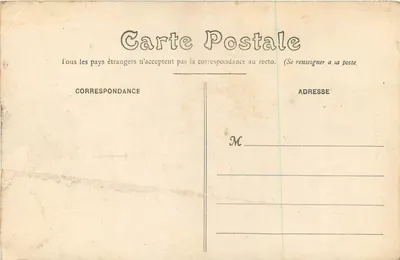 Dieppe - Le Château (intérieur) — G. Harcouda, n° 805 — Verso