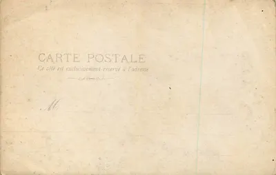 Bilhete postal antigo Le Vesinet Le Grand Lac — Verso