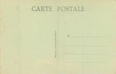 Le Gorge d'Avèze — La Dordogne — L'Auvergne pittoresque — Ideale, n°3909 — Verso