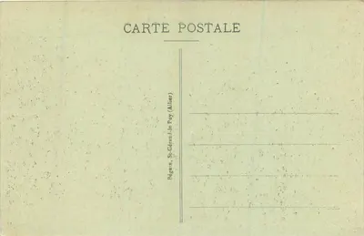 Piekny krajobraz Auvergne — okolice Mont-Dore i La Bourboule — Ideal, n° 3127 — Rewers