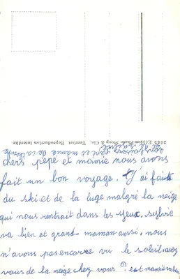 Kościół w Cergniat (Wąwoz Ormontów) i Wysokość Chaussu — Terrillet Photo Stoop & Cie, n°2665 — Rewers