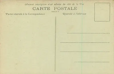 Capela de Saint-Fiacre em Faouët — Jubé gótico flamboyante — Col. E. Hamonic, St-B. n° 5783 — Verso