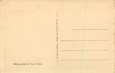 Pointe-du-Raz - Le Moine couché — G. Drey, nr 47 — Rewers
