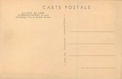 ST-BRÉVIN-L'OCEAN (L.-Inf.) — L'Ermitage — Widok nad morzem — Cade — Rewers