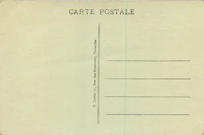 Port-Royal des Champs — Stara katedra i transept, bust Pascala — F. David, Versailles — Rewers