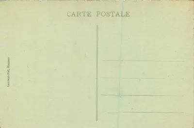 Auray — Pole Świętych — wydawca Laurent-Nel, Rennes, nr 61 — Rewers