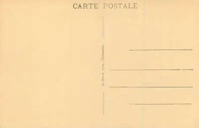 Locronan (15. Jahrhundert) — Majestätische Turm umgeben von alten Häusern — Le Doaté, phot. Châteaunlin — Rückseite