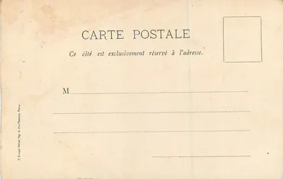 Sala das Sessões — Pensionato das Dames Chanoinesses Anglaisas — H. Elzéard, Paris — Verso