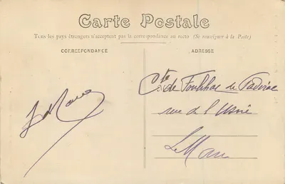 Châteaudun — Katedra św. Waleryna — Francuska Spółka Fototypii, Châteaudun — Rewers