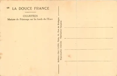 Chartres — Wiosenna pora na brzegach Eury — Wydawnictwo Art YVON — Rewers