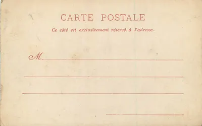 Mały Trianon — Pałac Francuski — Fournier, wyd., Versailles. nr 48 — Rewers