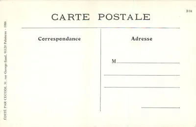 Grandcamps — La Collazione dei Marinai — Editore CECODI, n° B34 — Verso