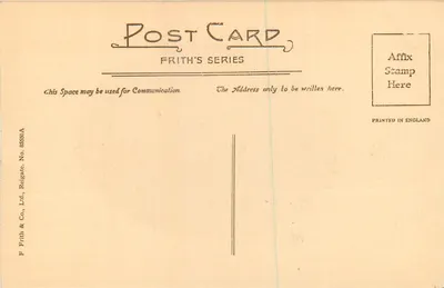 Cambridge, Kings College Chapel & Gateway — F. Frith & Co., Ltd. — No. 85550A — Verso
