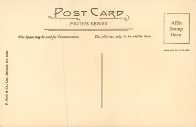 Cambridge - Iglesia del Santo Sepulcro — Frith's Series, n° 60868 — Reverso