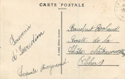 Issoudun — Belfier, dawniej więzienie do 1914 — J. Aubel, wydawca — Rewers