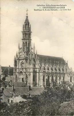 Basílica Nossa Senhora dos Crianças — Châteauneuf-sur-Cher — Lado Sul — Coleção Nossa Senhora dos Crianças, n°11