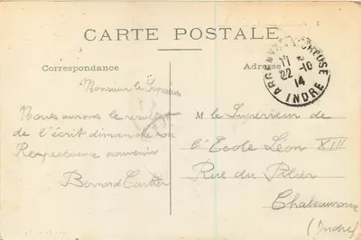 Poitiers — Katedra — Wyd. P. B. P. — Rewers